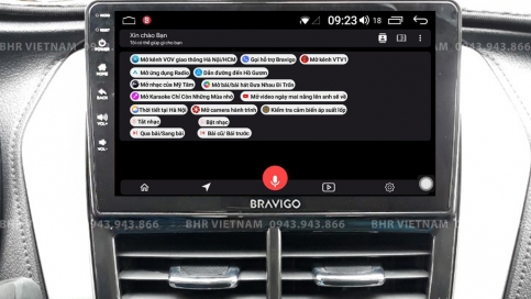 Màn hình DVD Android liền camera 360 xe Toyota Vios 2019 - nay | Bravigo Ultimate (4G+64G)  